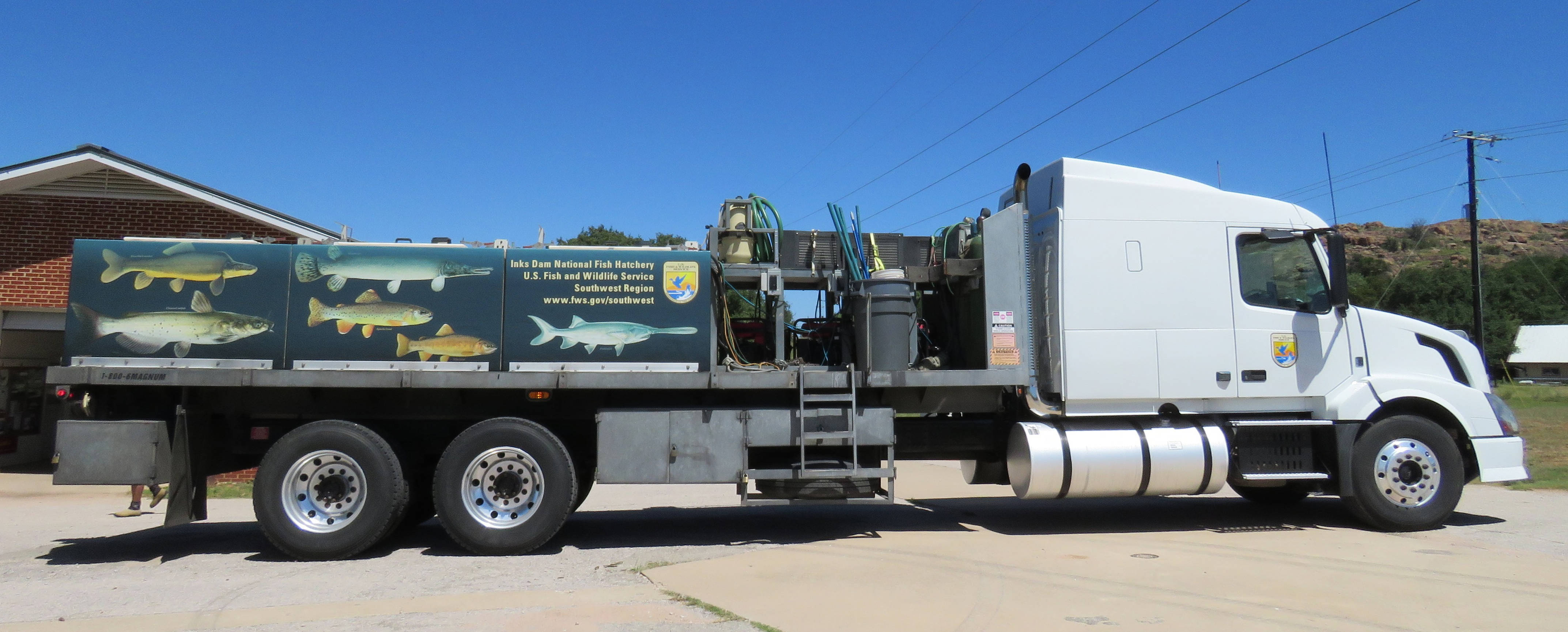 Inks Dam National Fish Hatchery truck FWS.gov